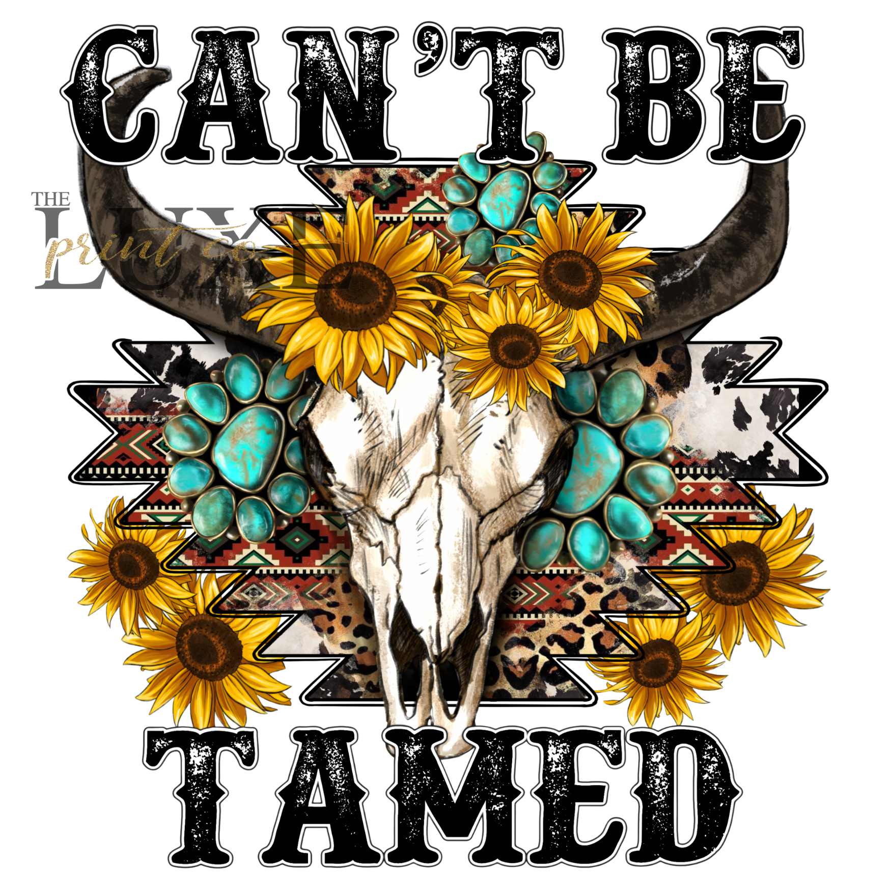 Can't Be Tamed  DTF Print