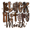 Black History Month  DTF Print