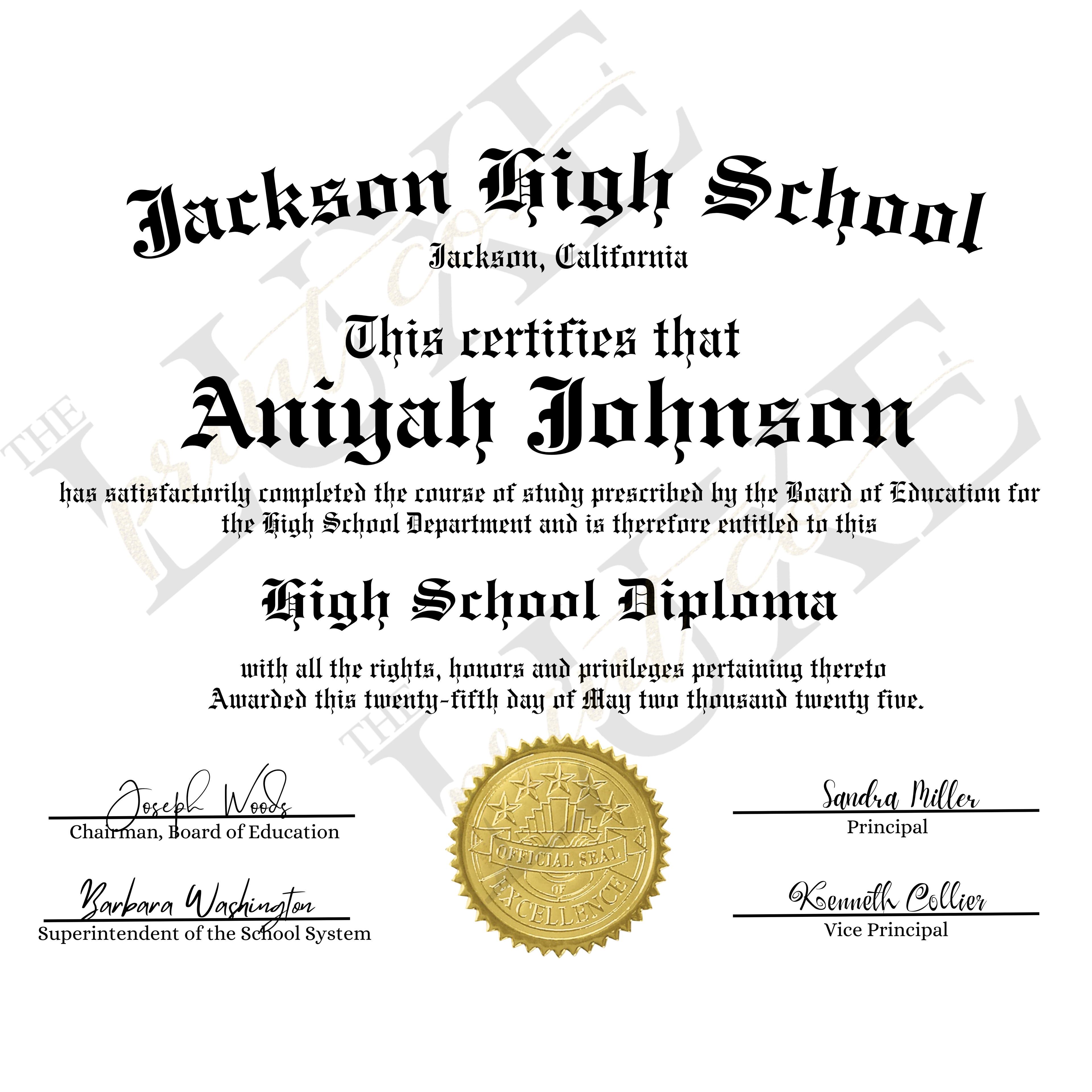 Graduation Pillow Template