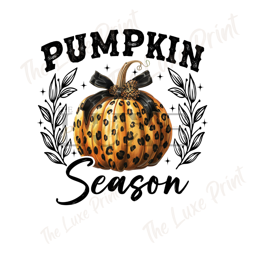 Pumpkin Season DTF Print