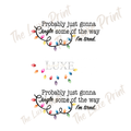 Jingle Some of The Way DTF Print