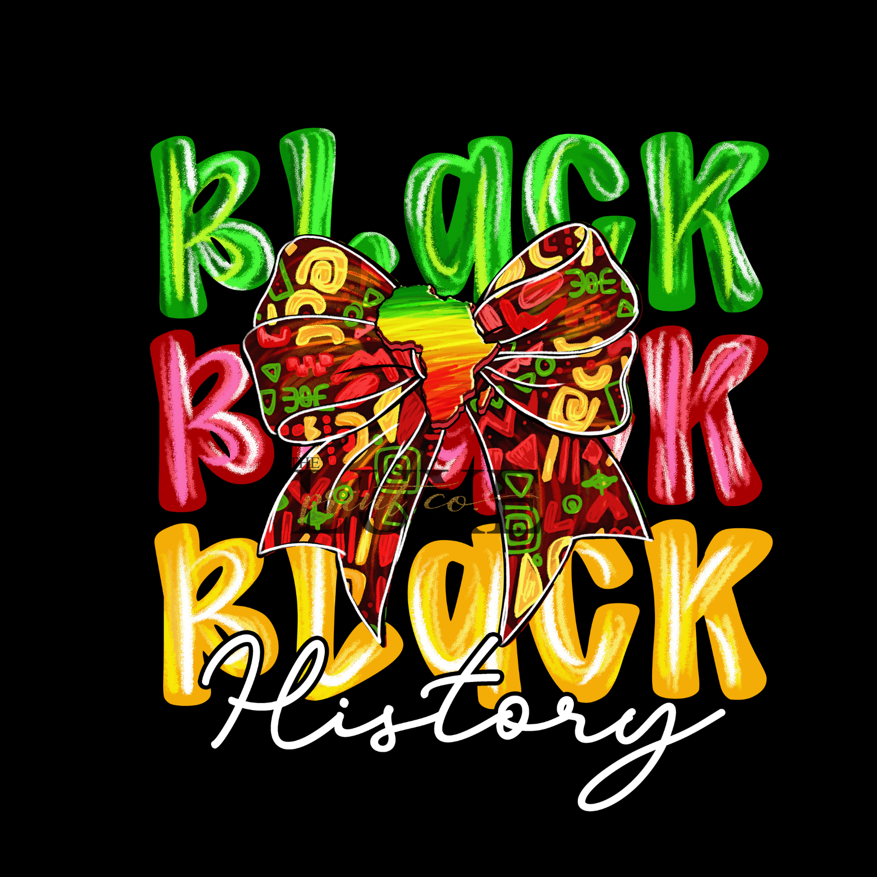 Black History-WHT writing